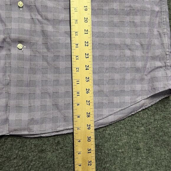Tommy Bahama Button Up Shirt Men's 17.5 34/35 Purple Pattern Long Sleeve - Picture 6 of 6